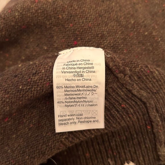 J. Crew merino wool collared green sweater. - Picture 5 of 5